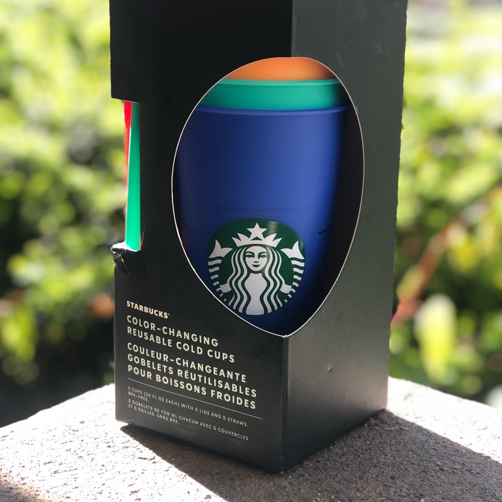 Starbucks Pride 2020 Color Changing Cold Cups Rare